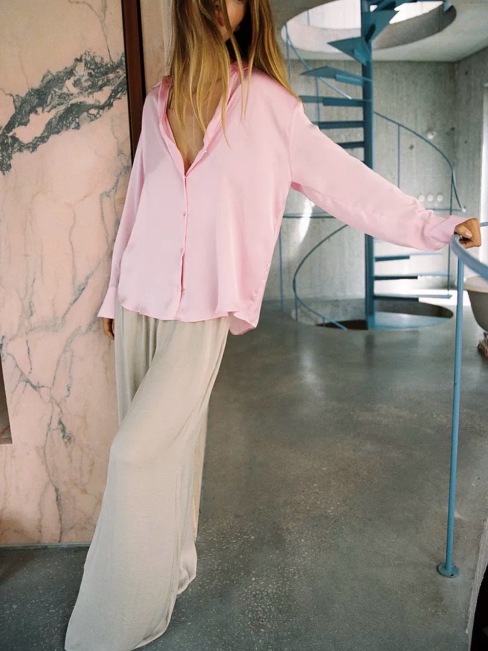 Zara Flowy Wide Leg Pants